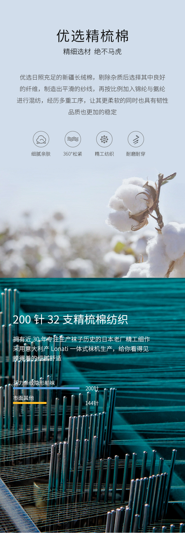 活力条纹隐形船袜